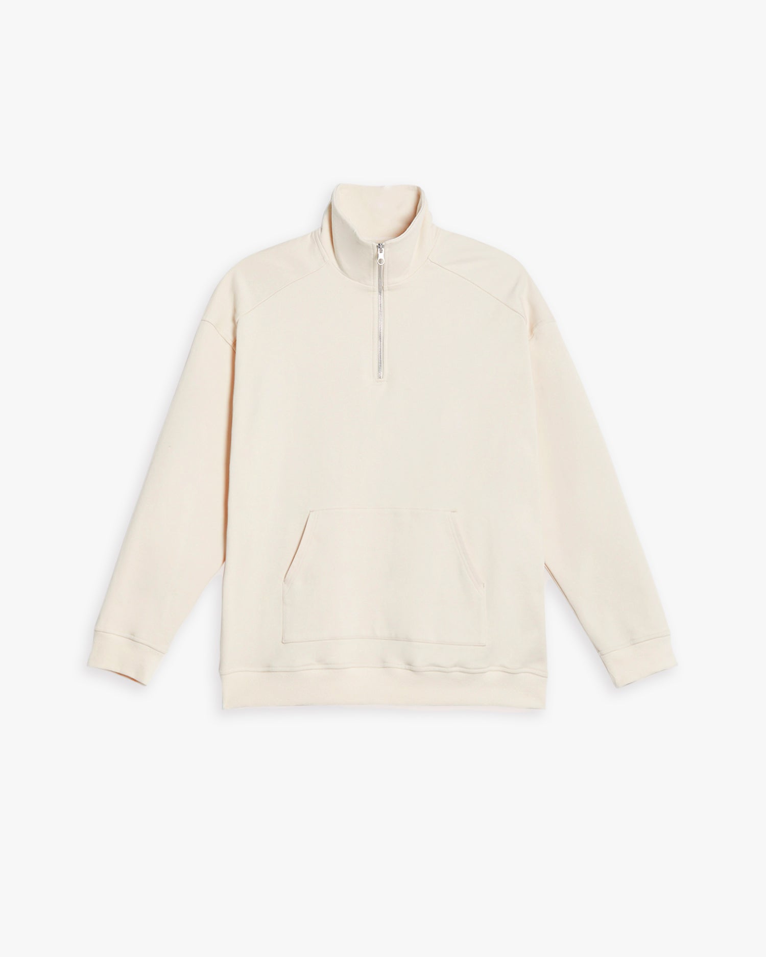 Half-Zipped Patch Pocket Sweatshirt image 0
