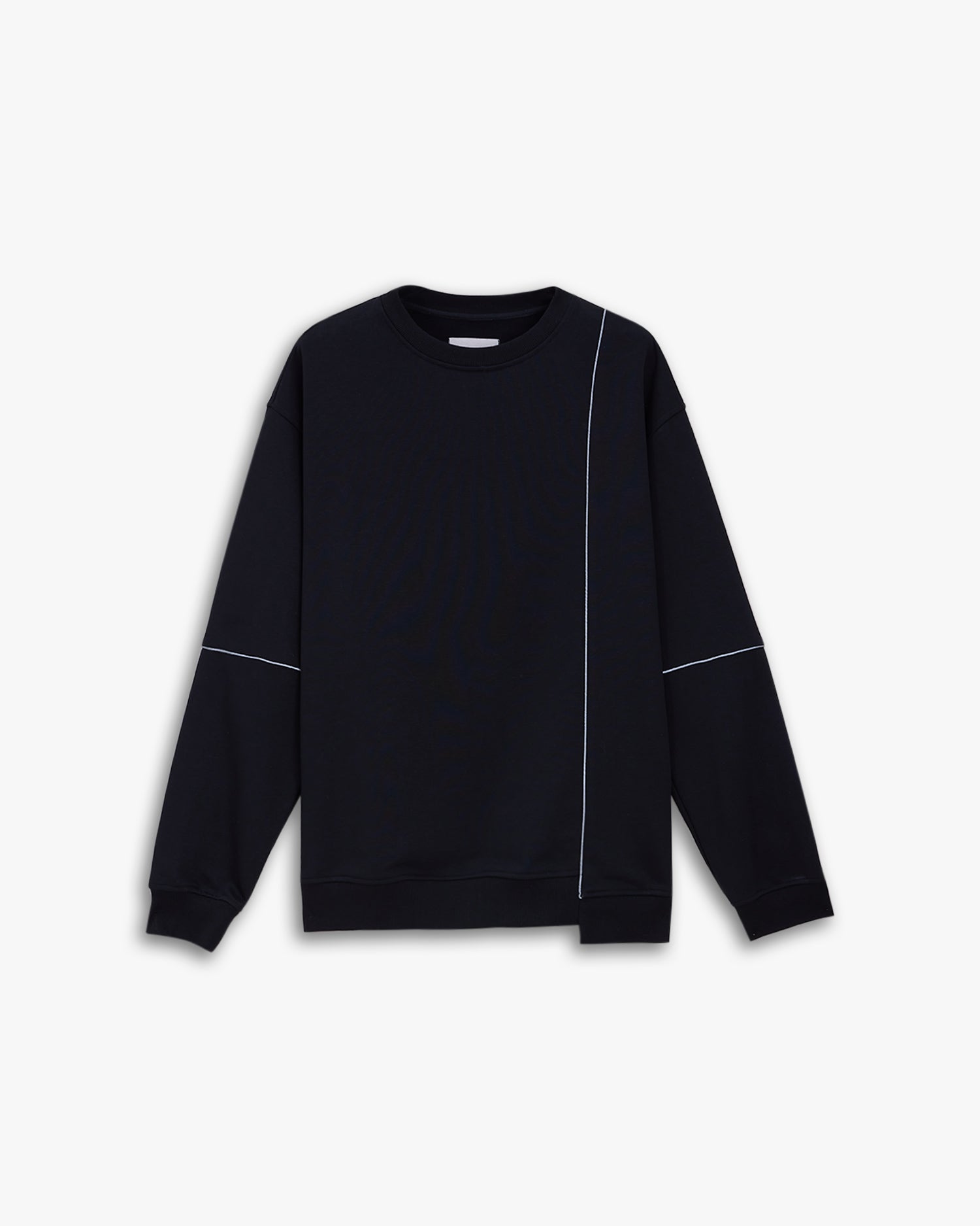 1 × Reflective Stripes Sweatshirt - Black, S image