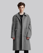 Double Zipper Wool Coat image 1