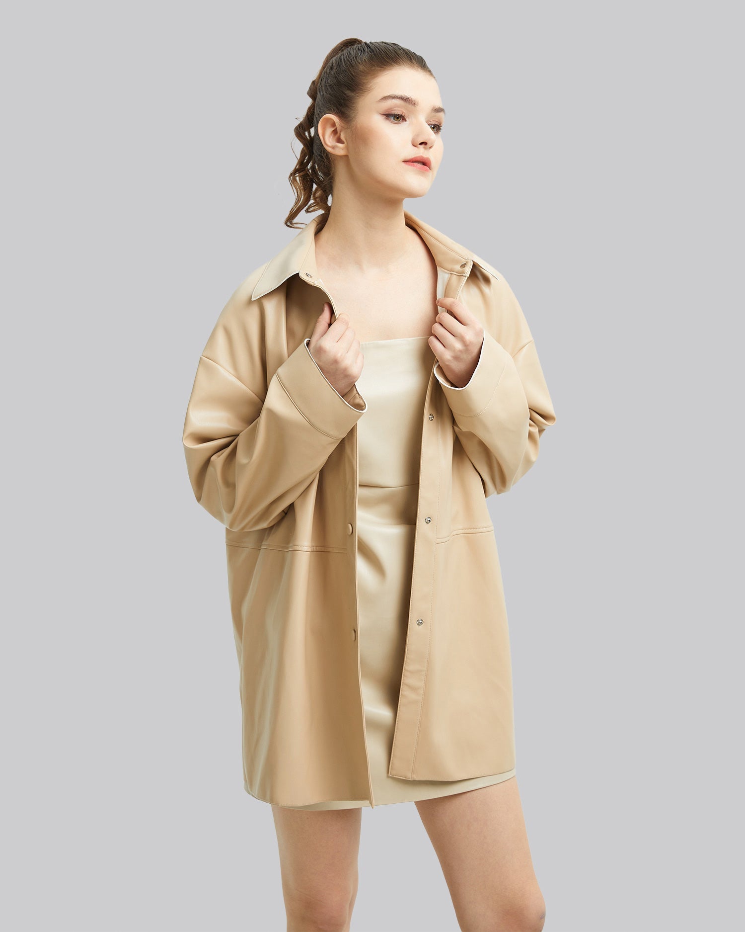 Pristine Faux-Leather Jacket image 3