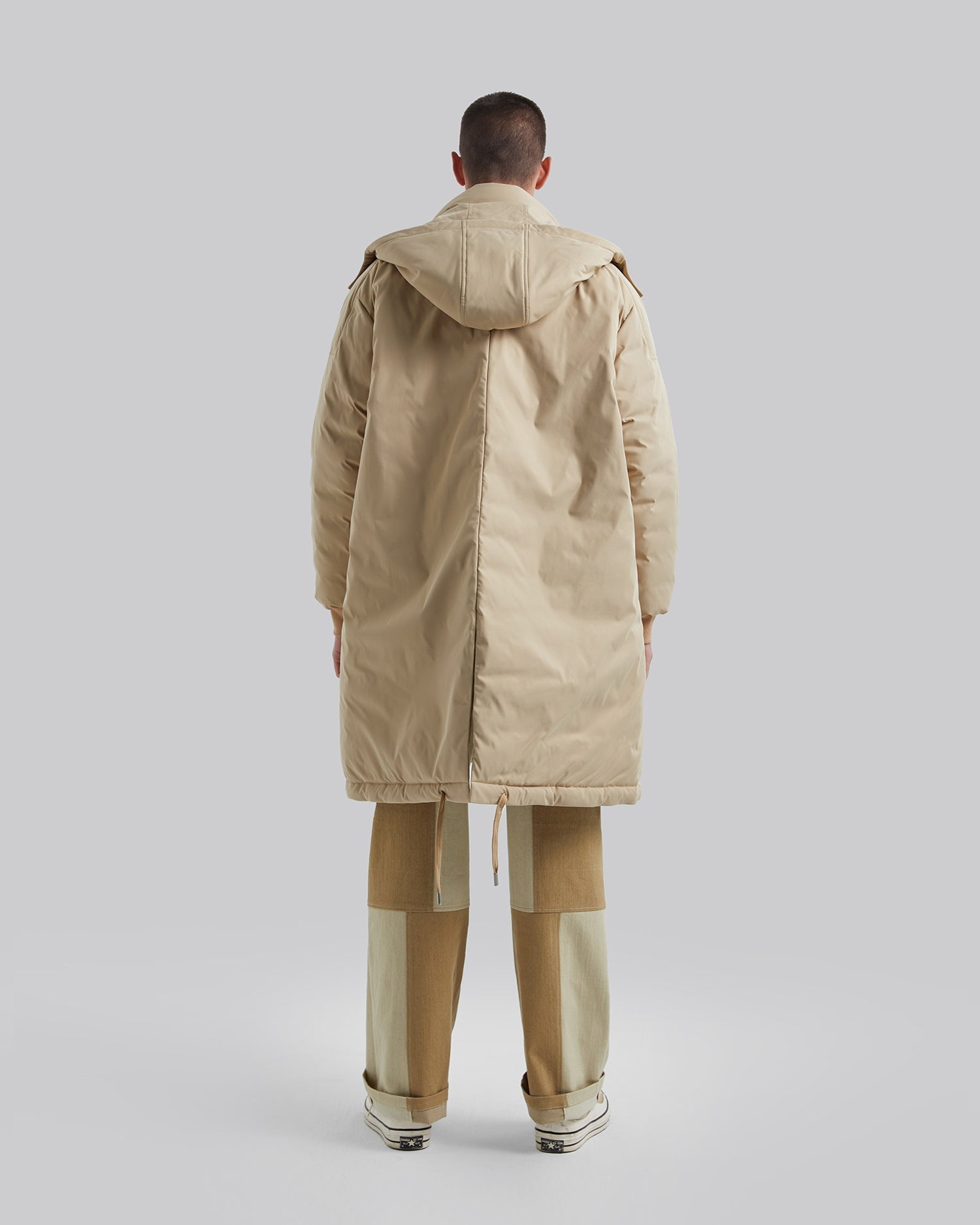 Cinched-Hem Long Puffer Jacket image 4