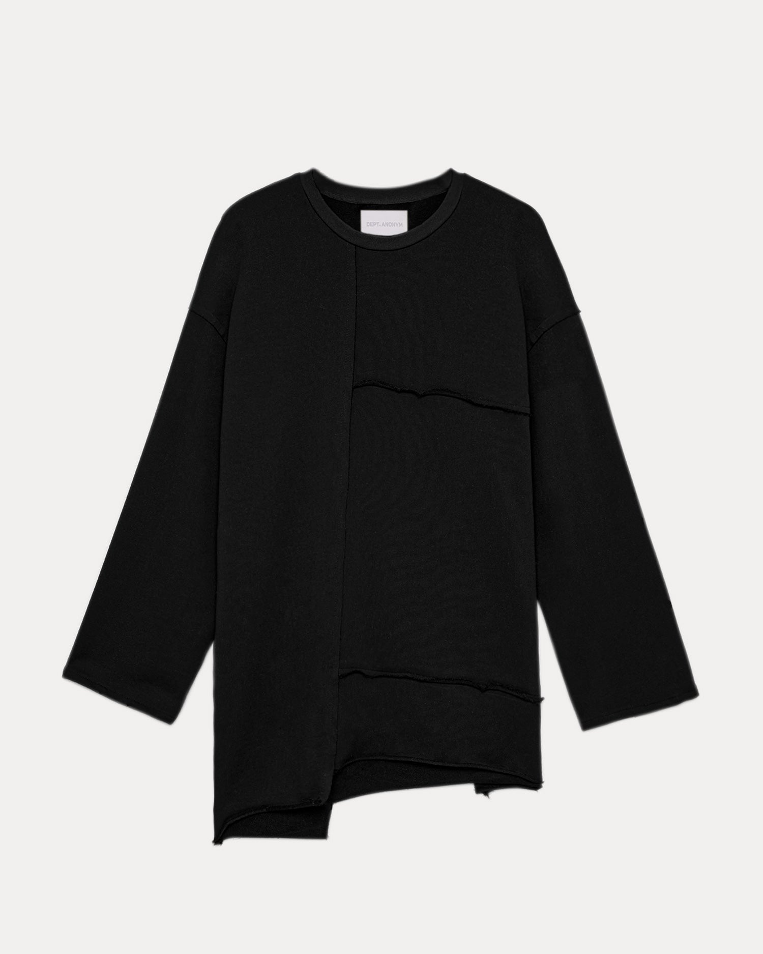 1 × Paneled Long-Sleeve T-shirt - Black, XL image