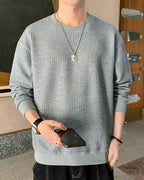 Basic Crewneck Sweatshirt - Light Grey, XXXL image