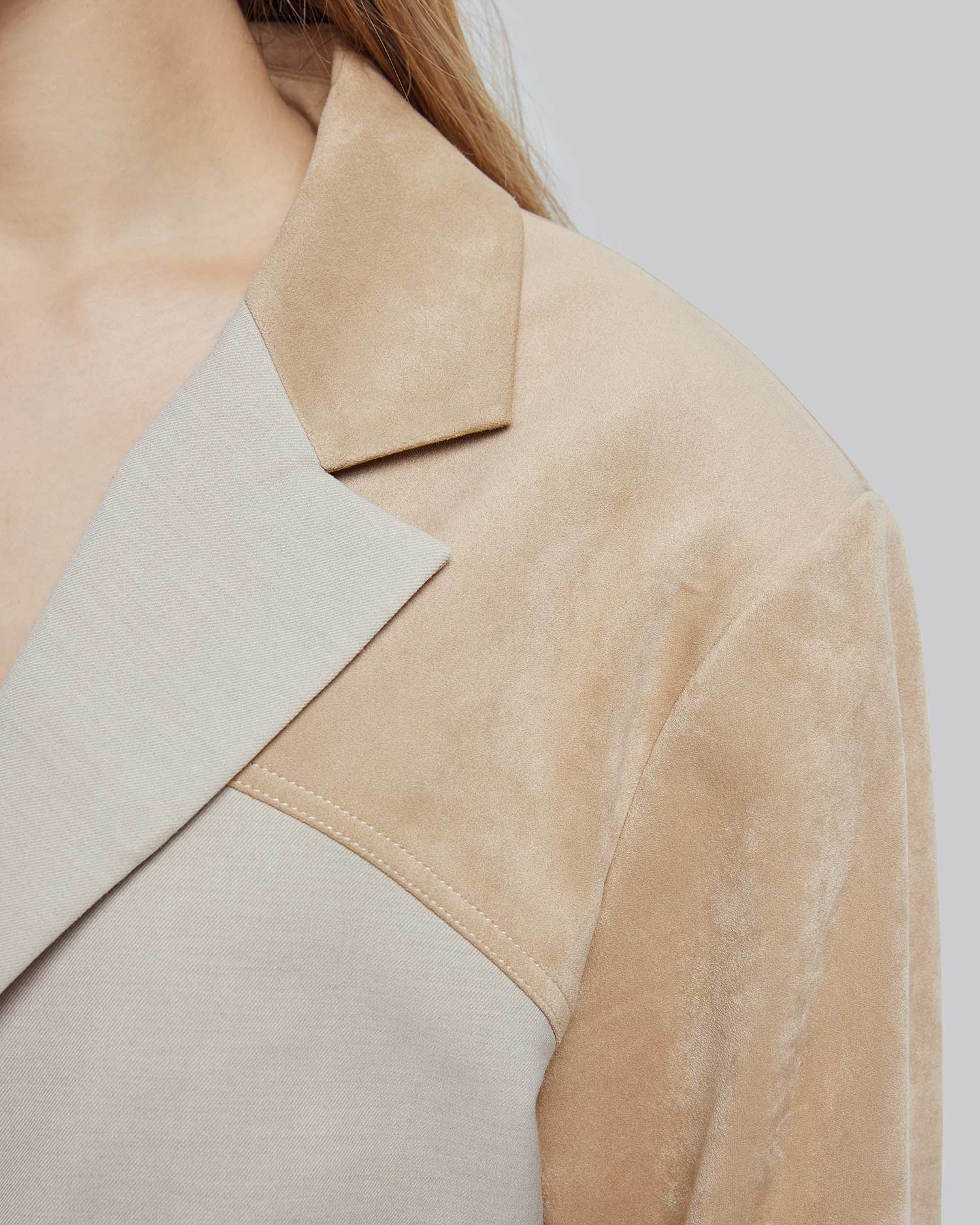 Earthy Color Panel Blazer image 6