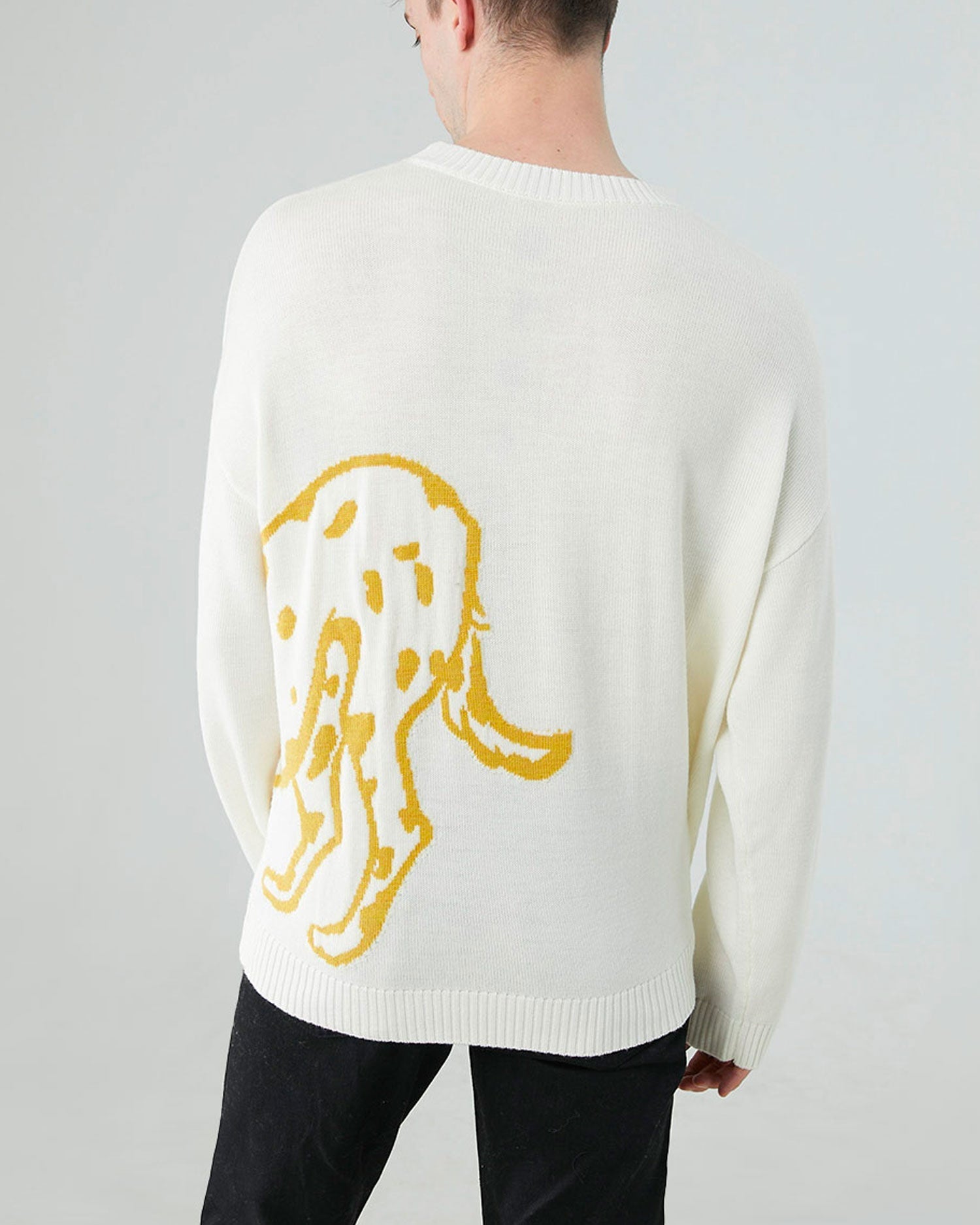 Pure Wool Print Sweater image 3