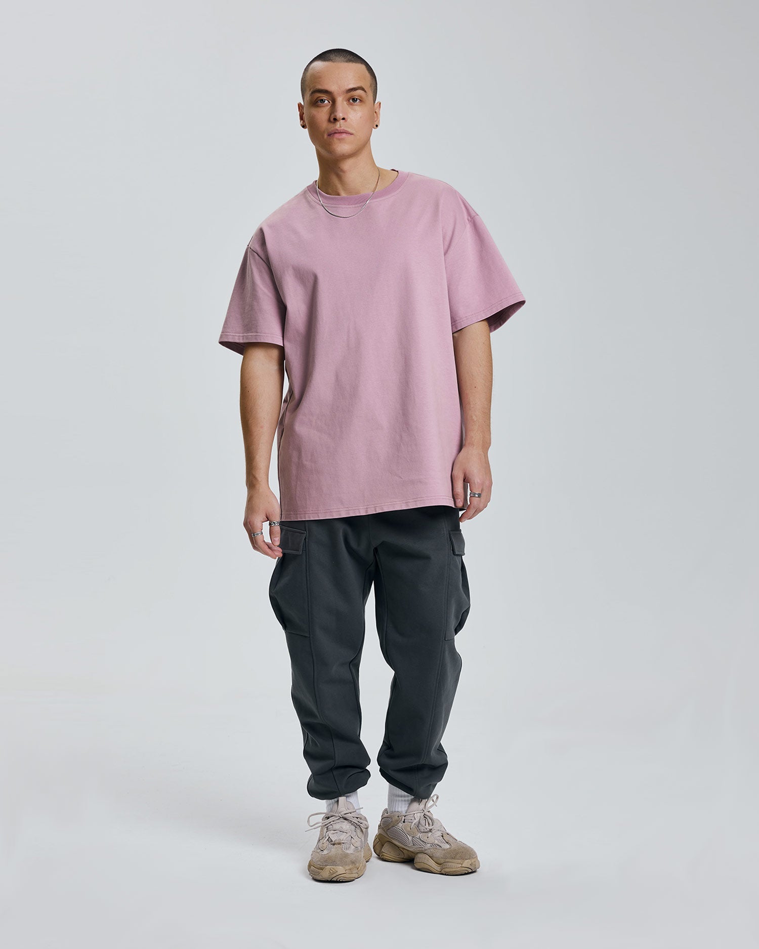 Classic Lounge T-shirt - Dusty Pink, S image