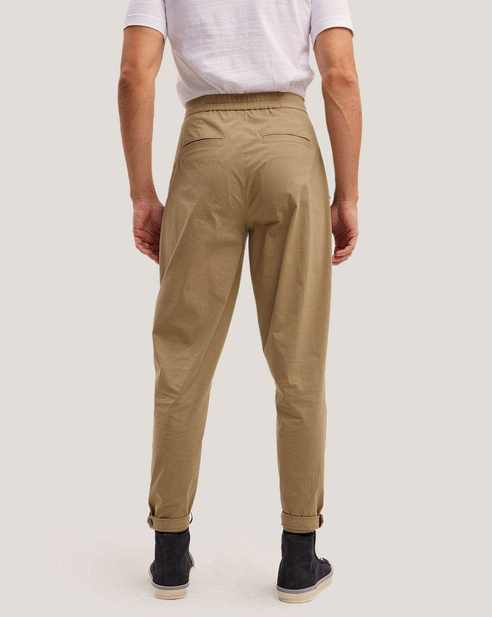 Mid Waist Tapered Leg Pants image 3