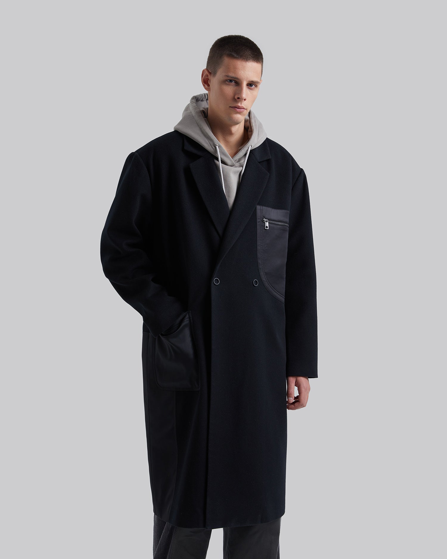 Patch Pocket Wool Coat image 1