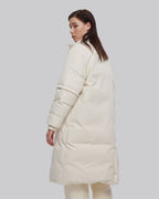 A-Silhouette Long Puffer Coat image 4