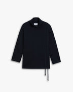 Cinched Side High-Neck Sweatshirt image 0