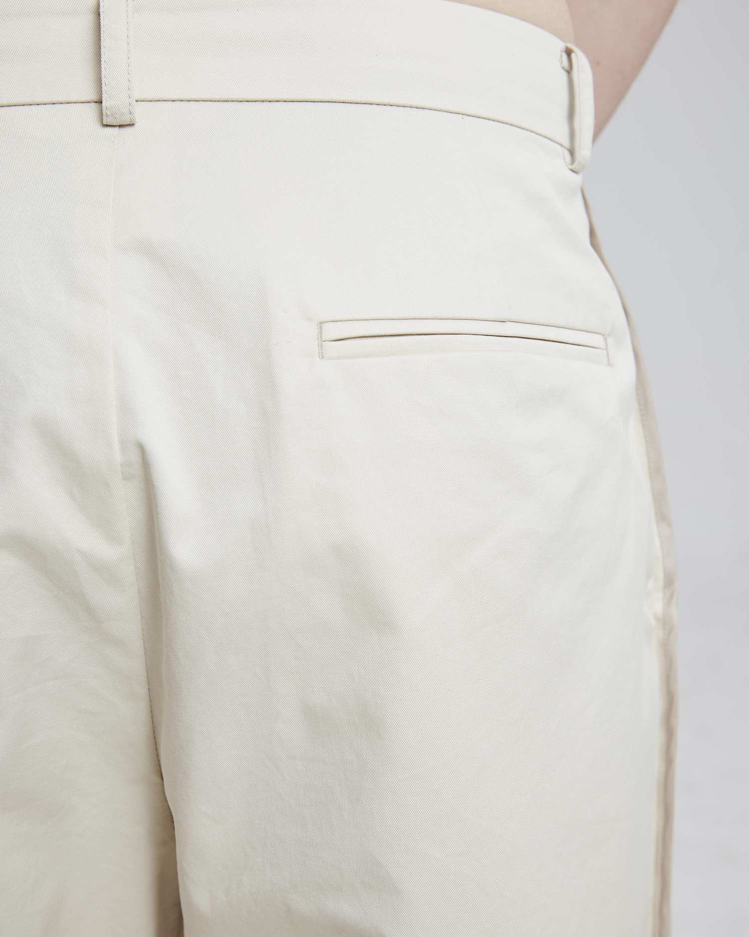 Cotton Pleated Pants image 3