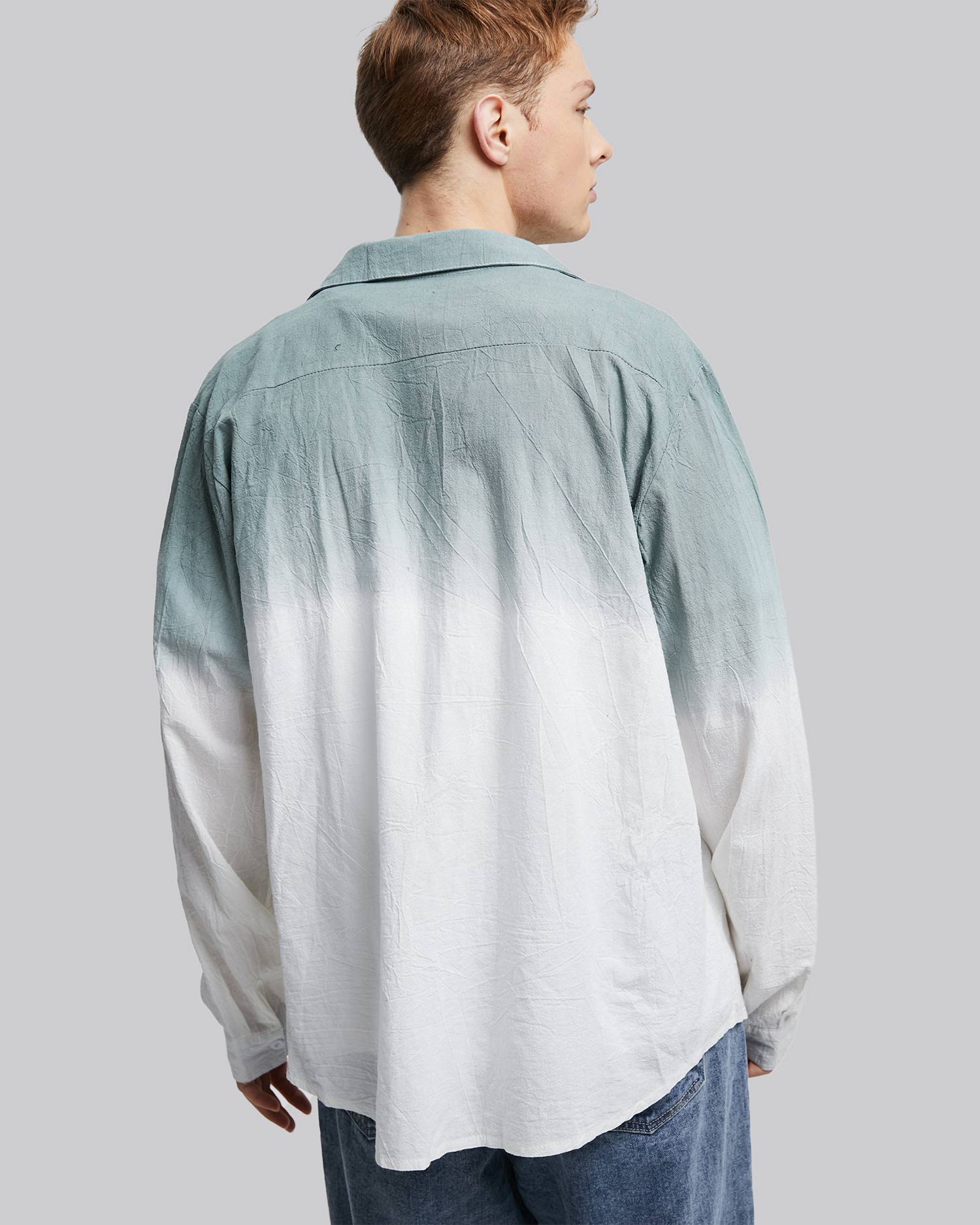 1 X Dip-Dyed Cotton Shirt image 4