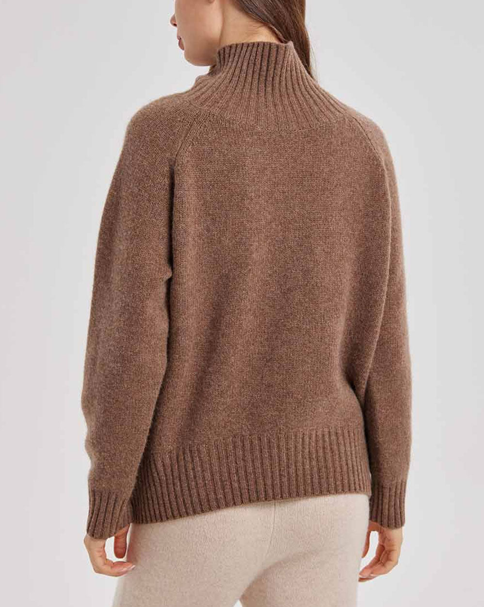 Turtleneck Basic Yak-Wool Sweater image 3