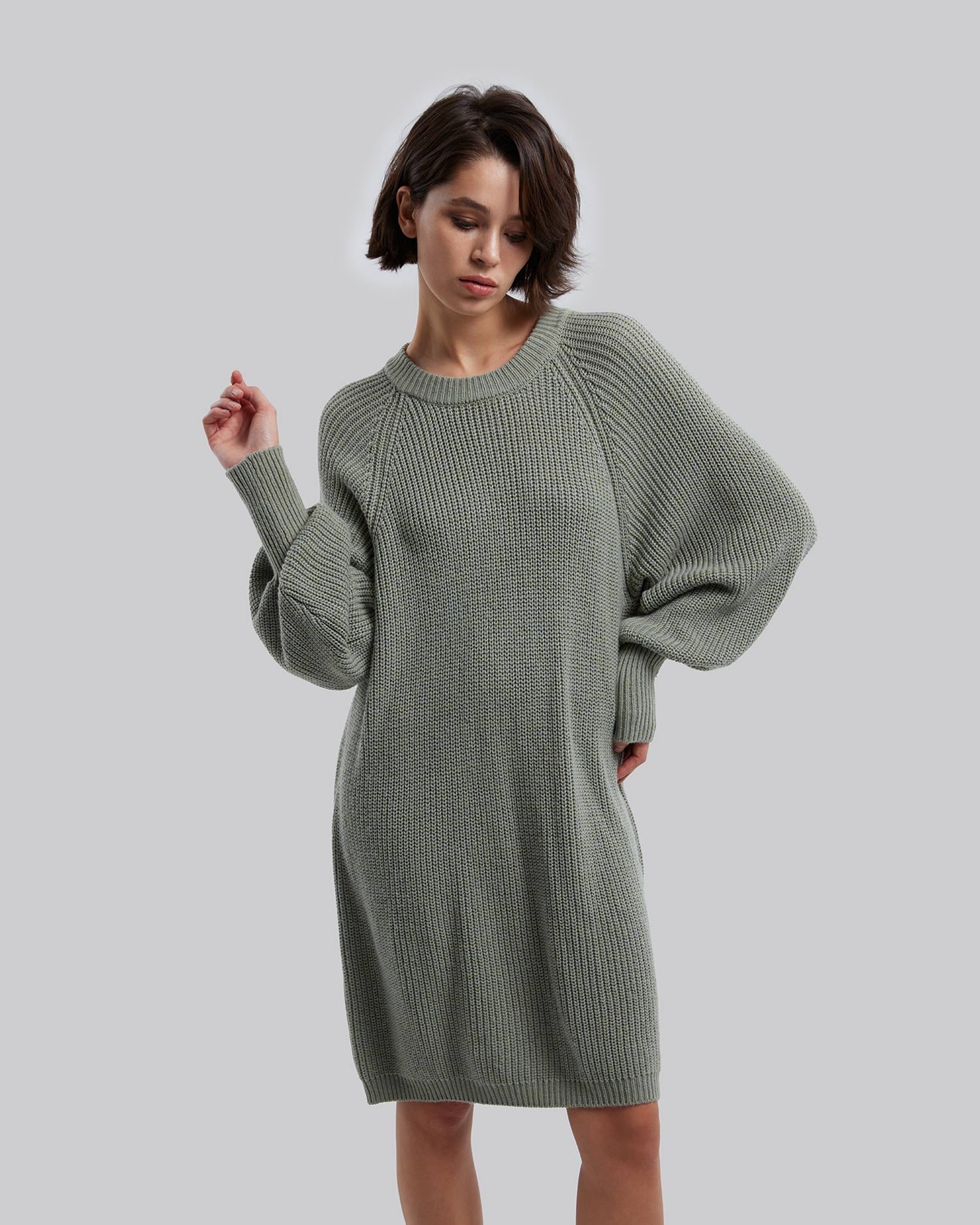 Wide Sleeve Long Sweater image 1