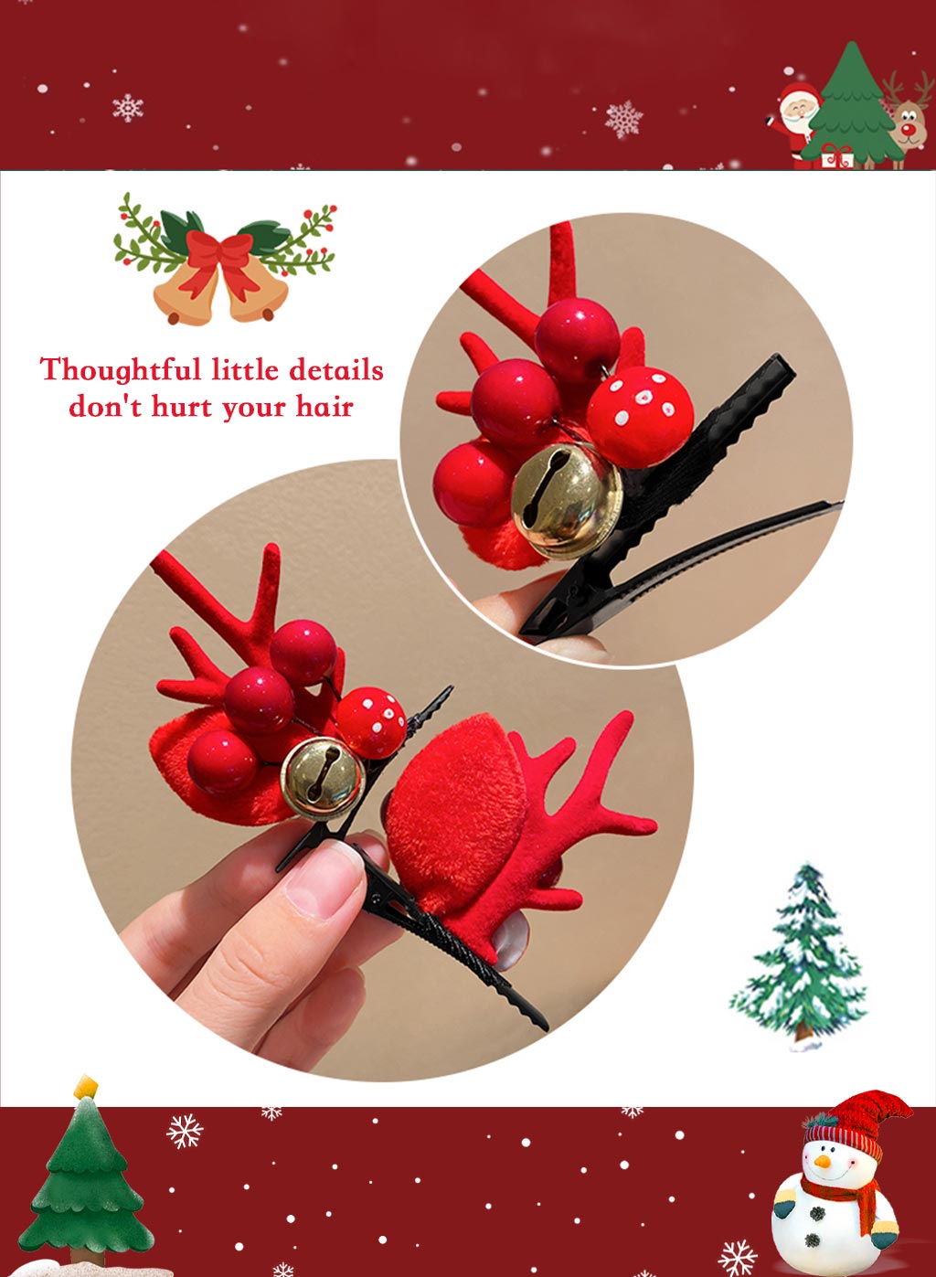 Special Christmas moose headdress image 1