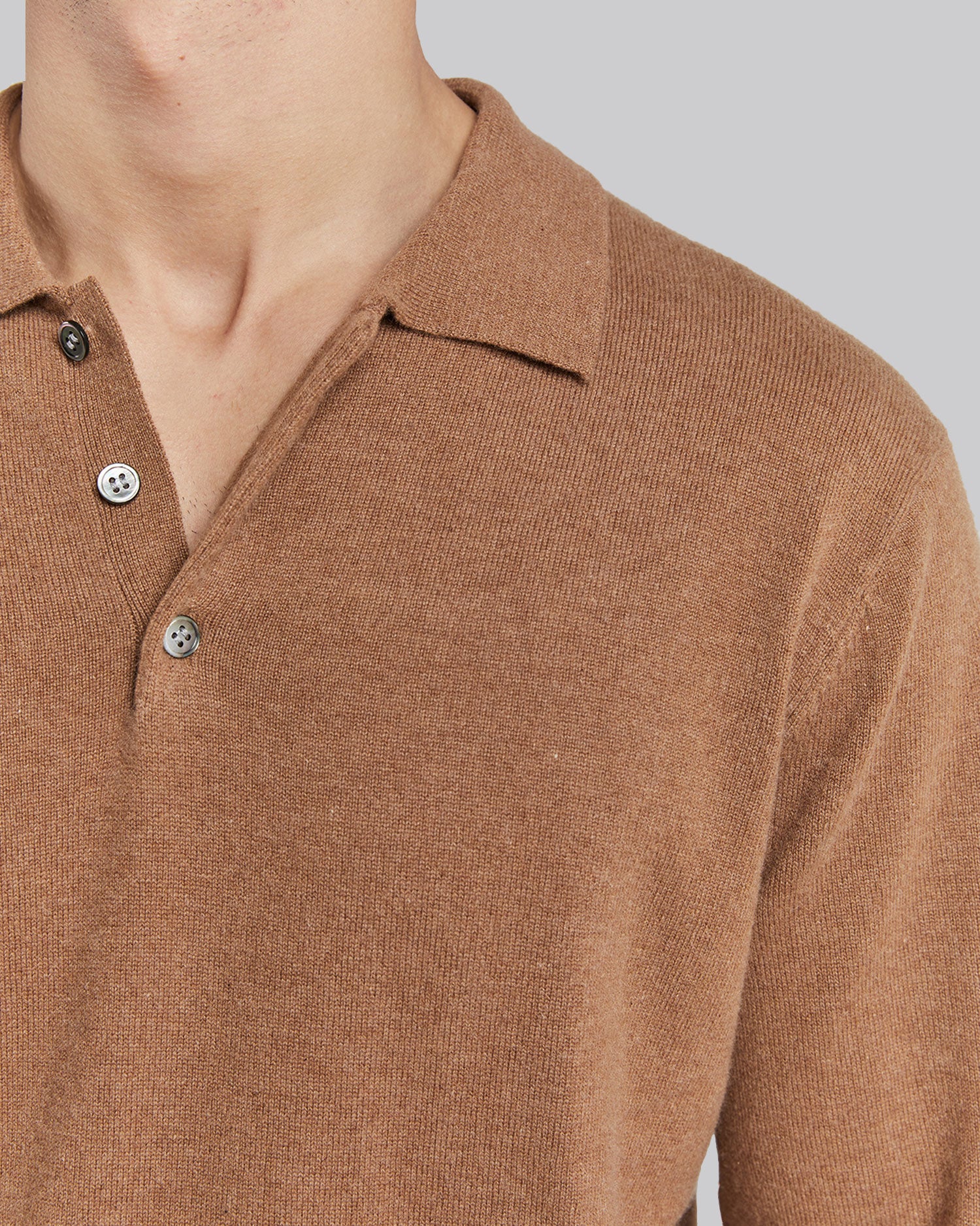 100% Cashmere Polo Sweater image 5