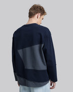 Color Block Paneled Sweatshirt image 4