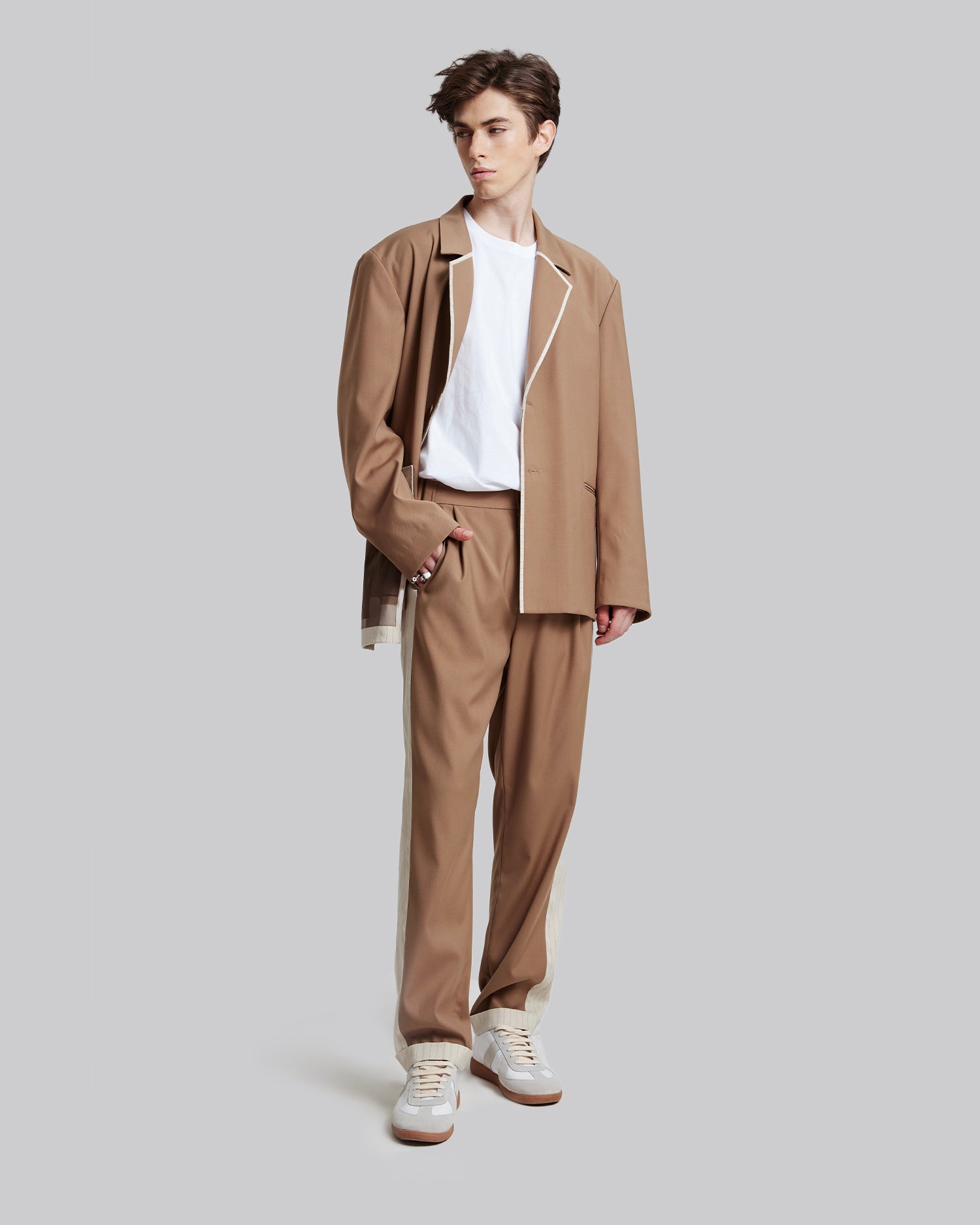 Breathable Track Pants - Camel, S image