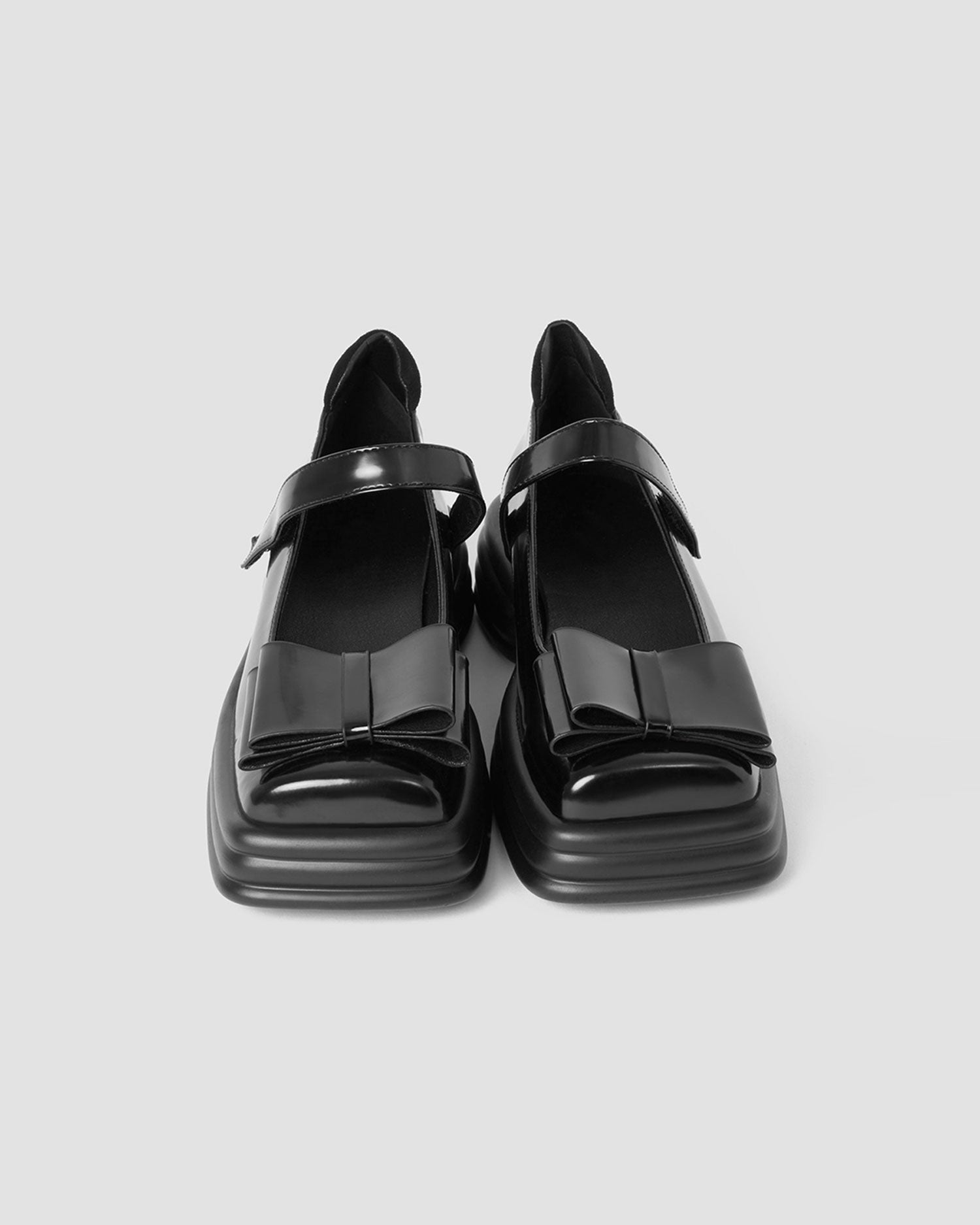 Bowknot Platform Loafers image 1