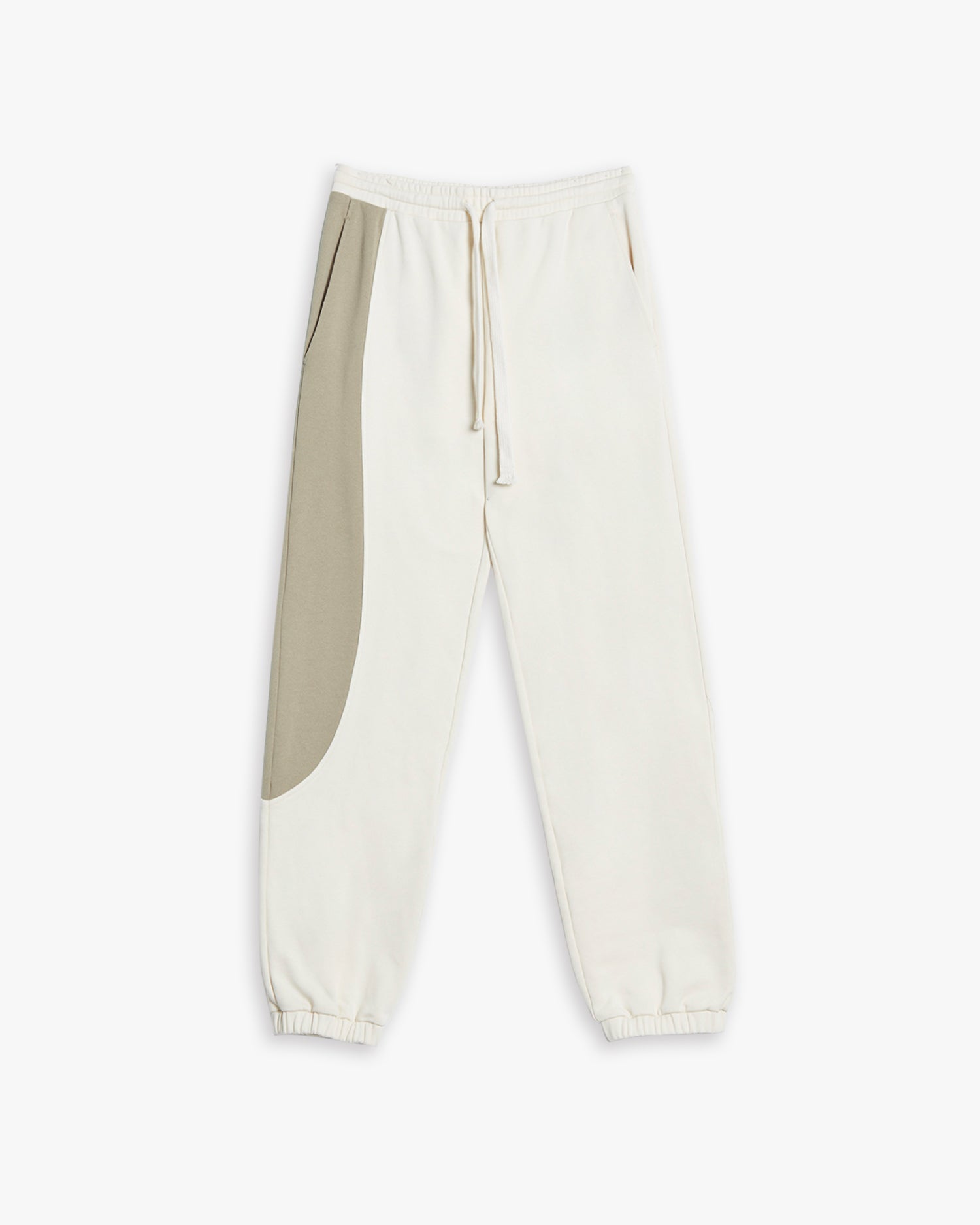 Side Paneled Sweatpants - Lemon Grass, S image