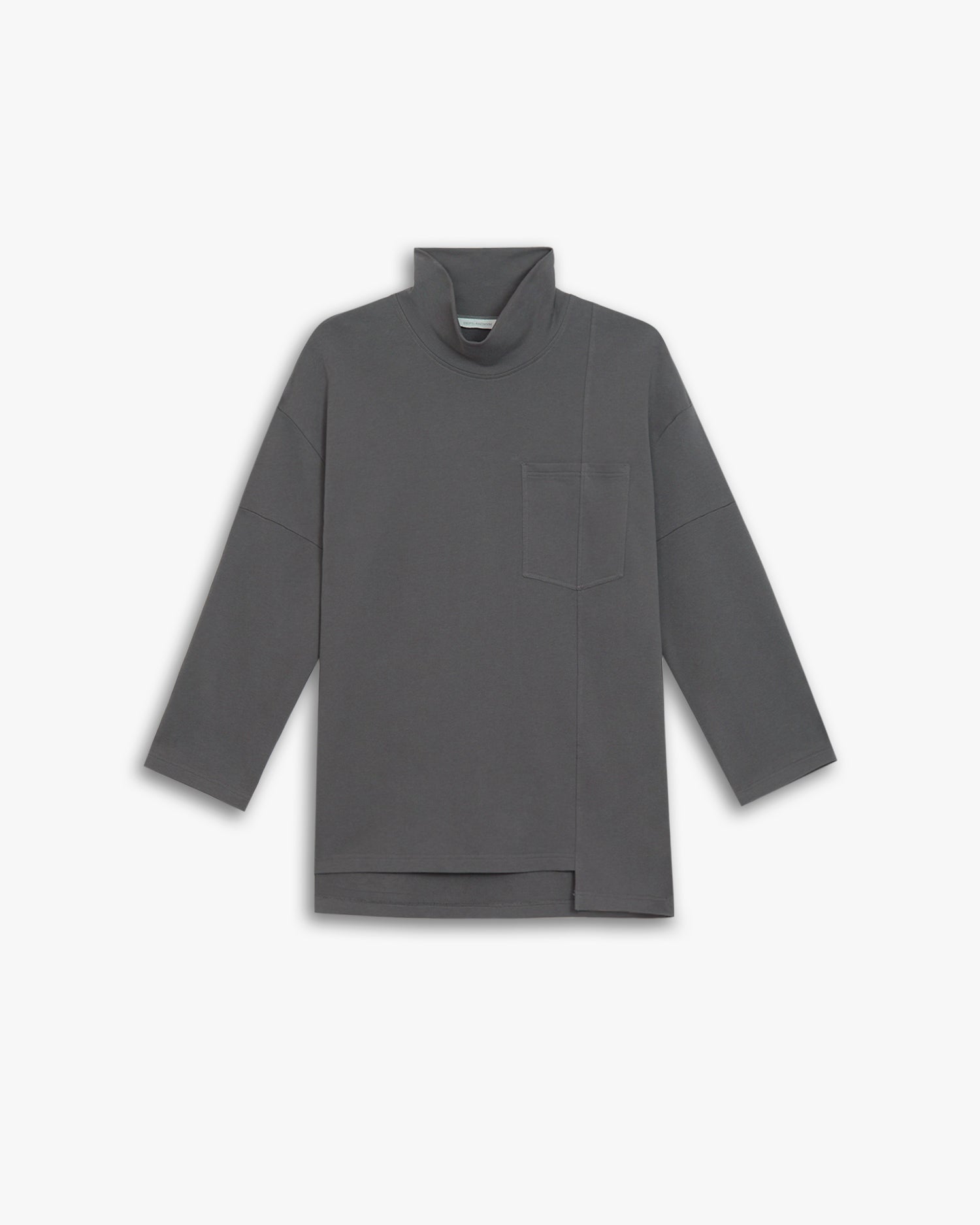 High Neck Asymmetric Sweatshirt image 0