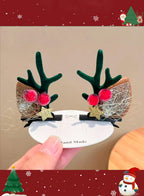 Special Christmas moose headdress - DarkGreen, OS image