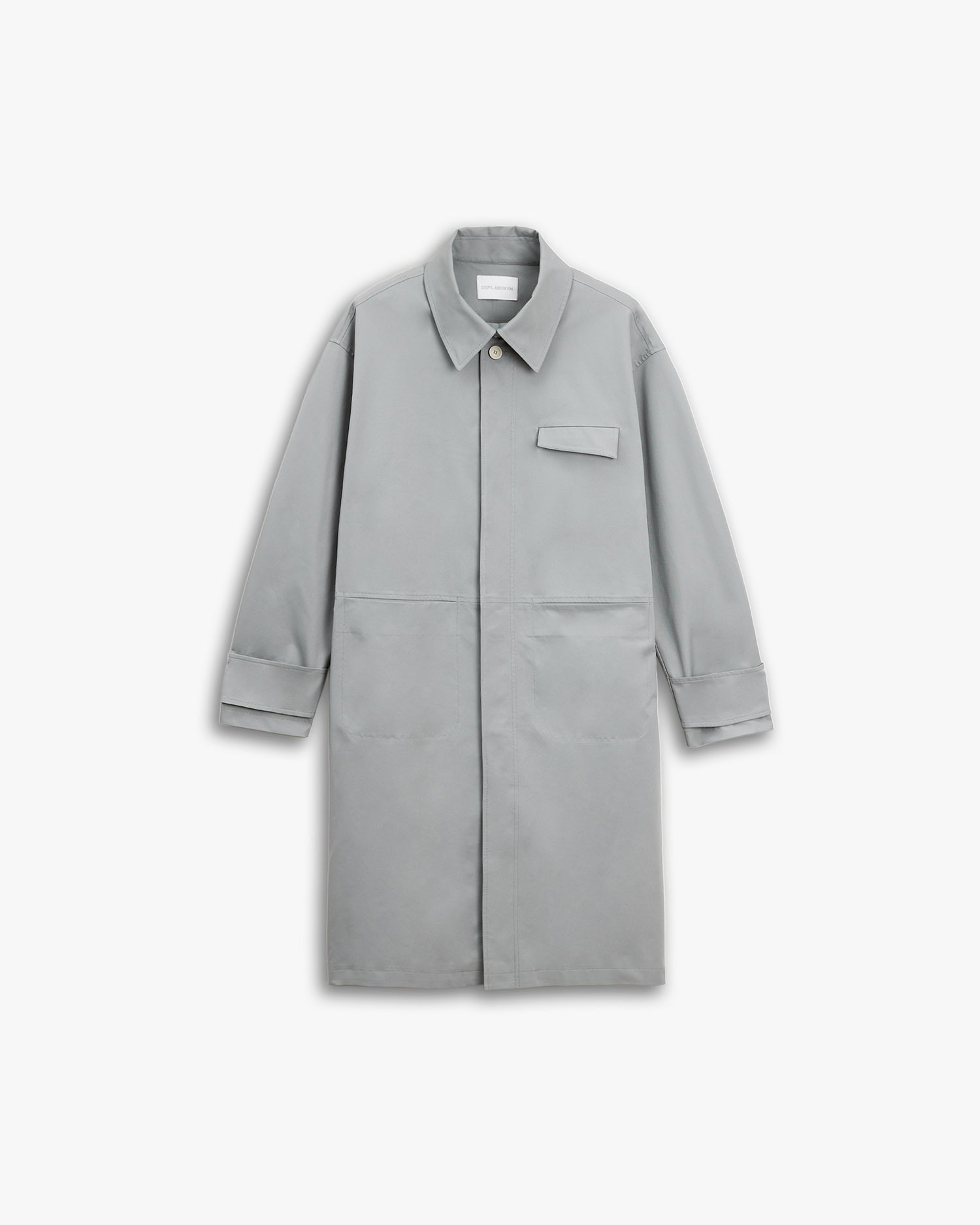 Trench Coat in Cool Grey image 0