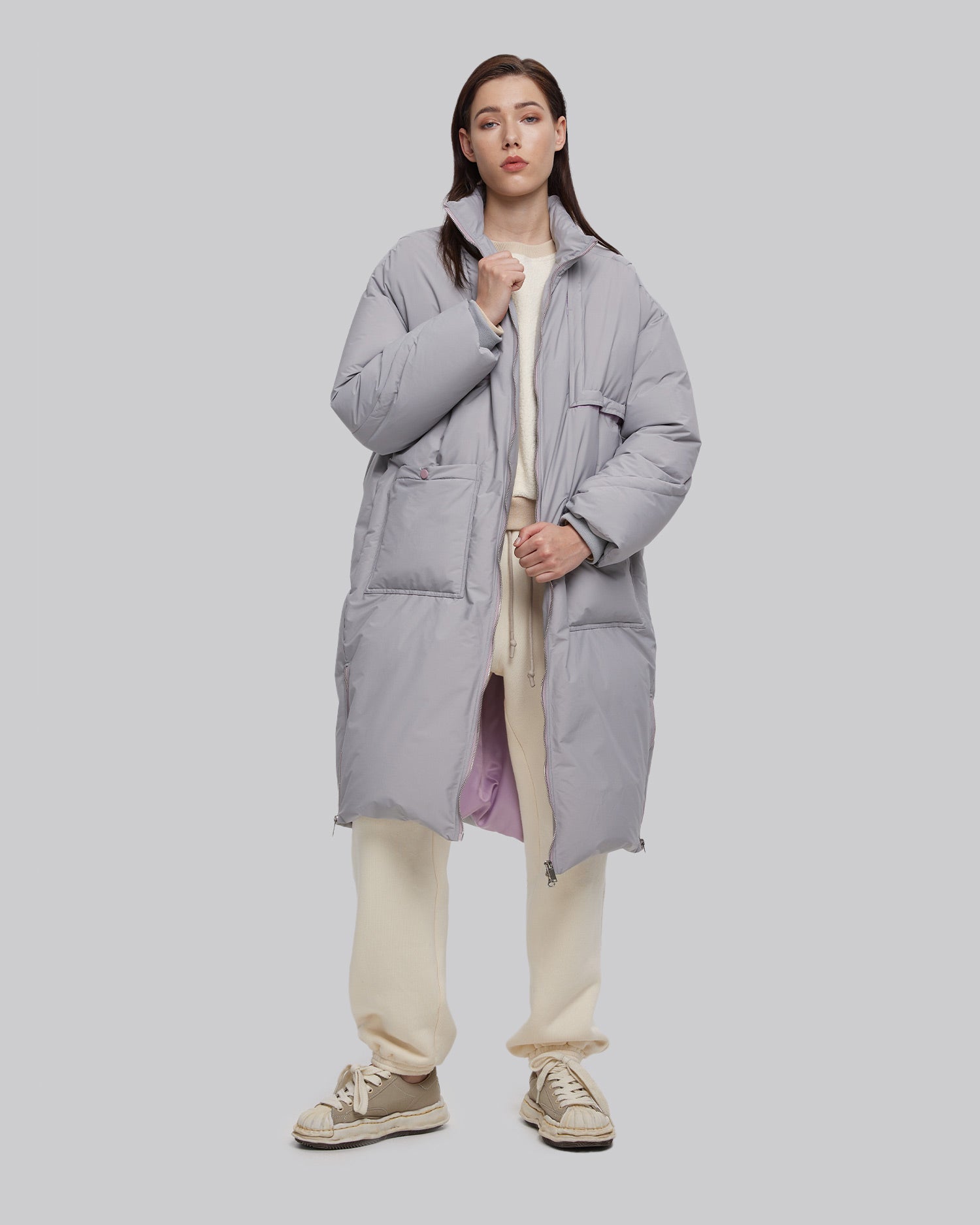 Patch Pocket Puffer Coat image 2