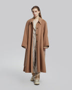 Cashmere Single Breasted Coat - Camel, S image
