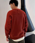 Chest Pocket Patchwork Sweatshirt image 1