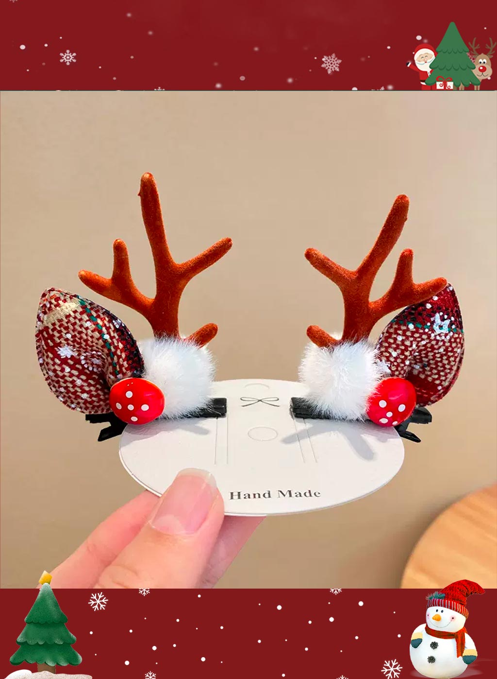 Special Christmas moose headdress - Tortilla, OS image