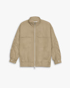 Full Zip Track Jacket - Light Khaki, S image