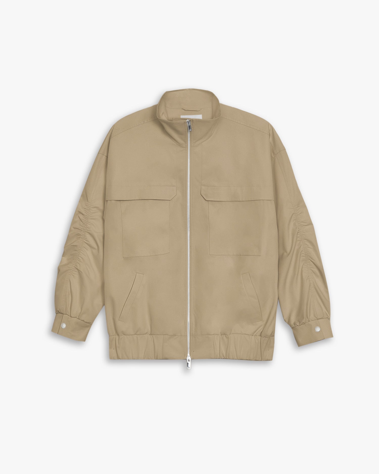 Full Zip Track Jacket - Light Khaki, S image