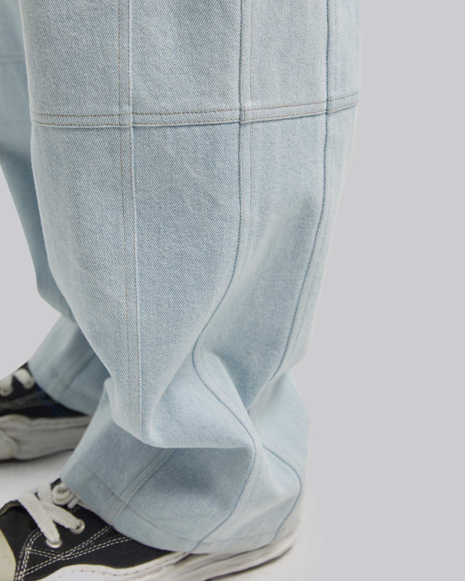 Loose-Fit Paneled Pants image 6