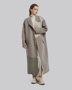 Pure Wool Coat in Three Colors - Grey, S image