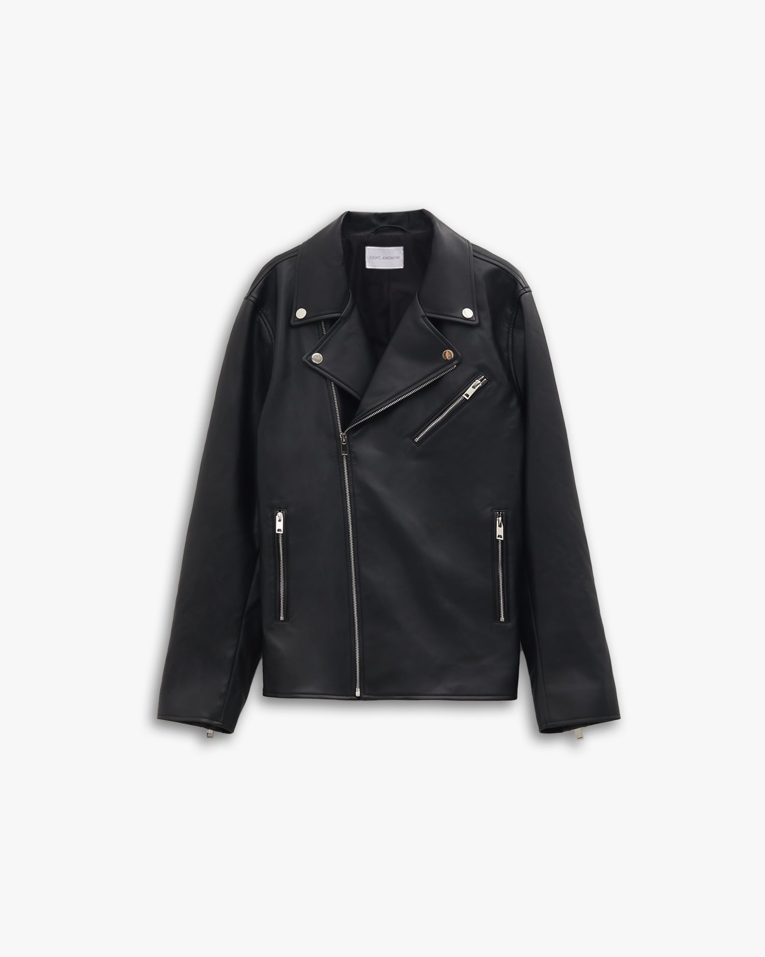 Faux-Leather Biker Jacket image 0