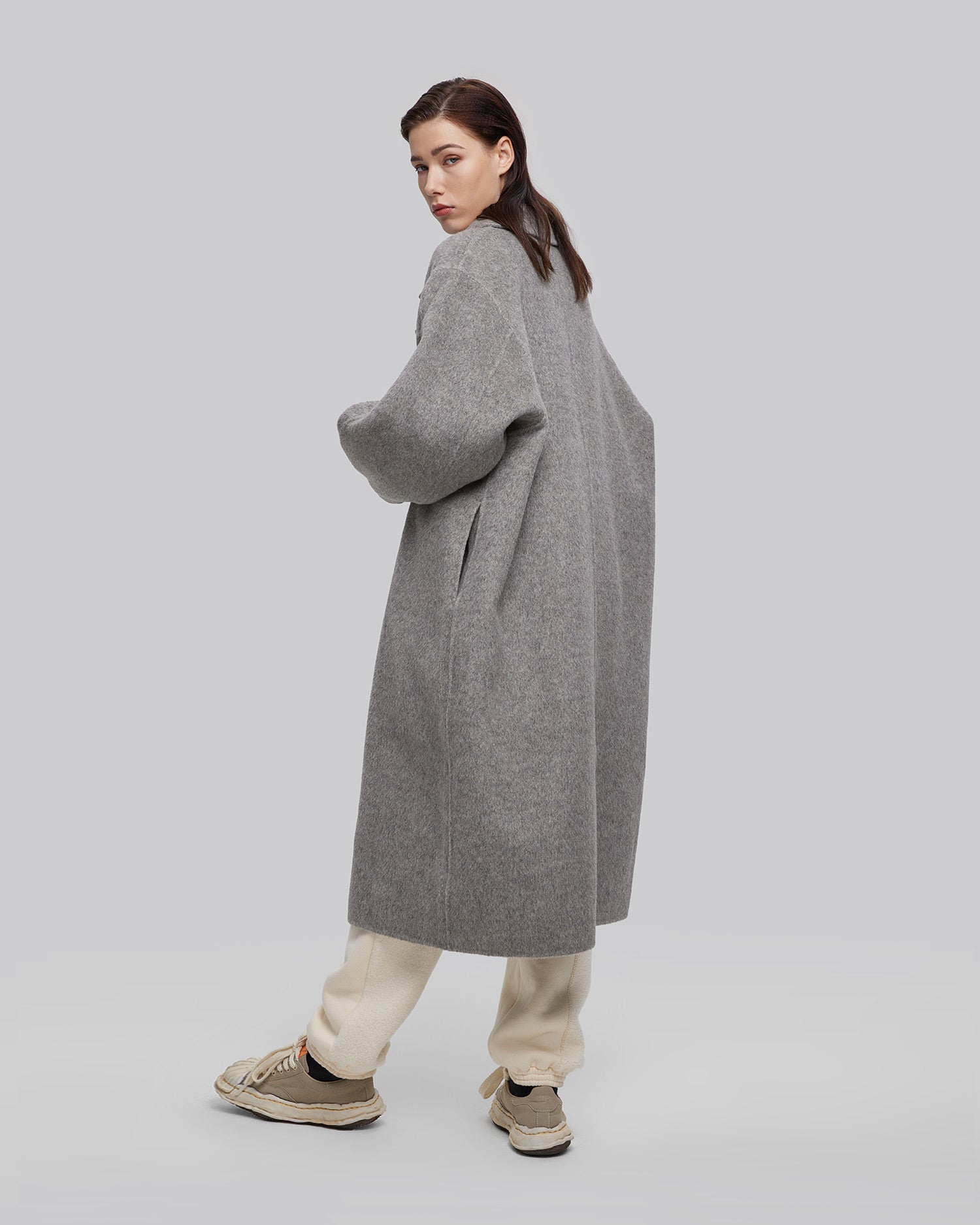 Oversized Camel Blend Coat image 3