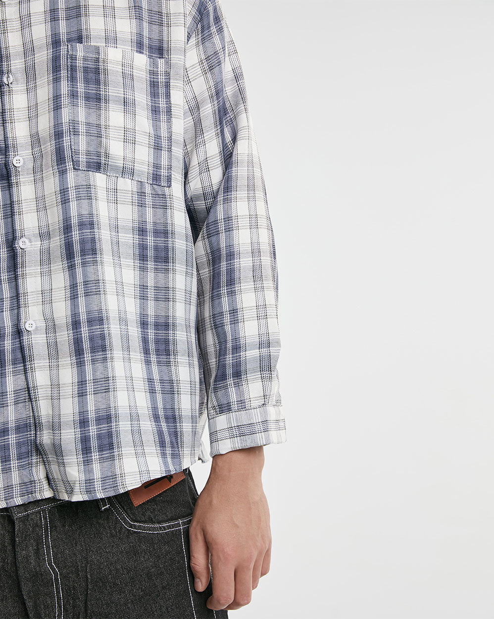 Classic Plaid Long-Sleeve Shirt image 5