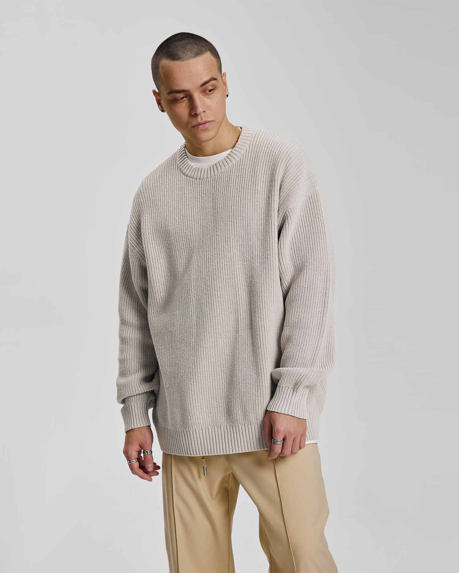 Knitted Crewneck Sweater image 3