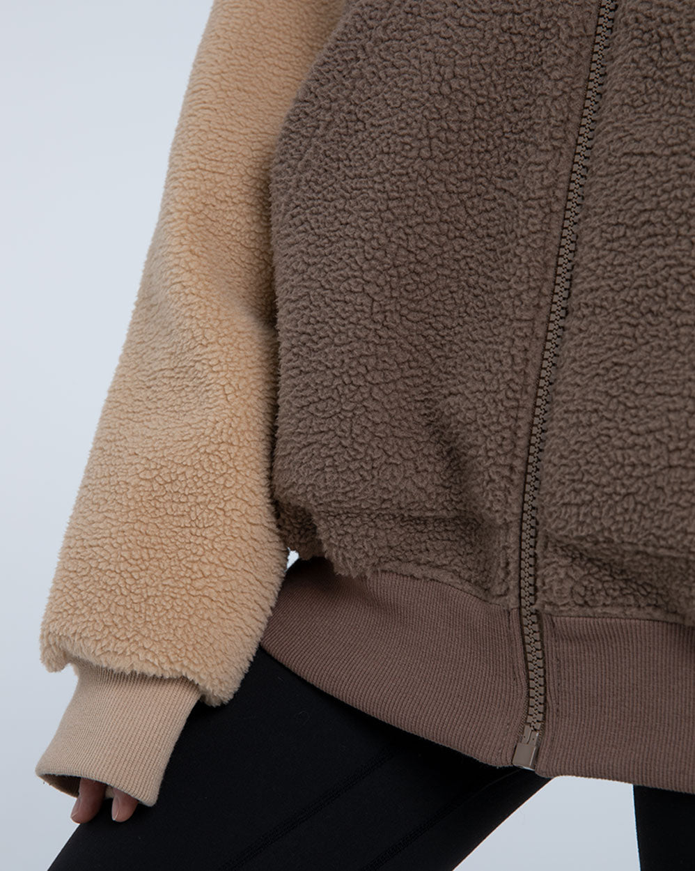 Hooded Terry Contrast Jacket image 6