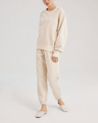 Crewneck Leisure Set - Ivory, S image