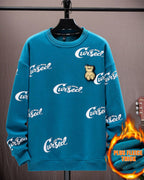 Printed Crewneck Cotton Sweatshirt - Scooter, L image