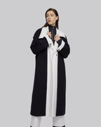 Black &amp; White Long Coat image 1