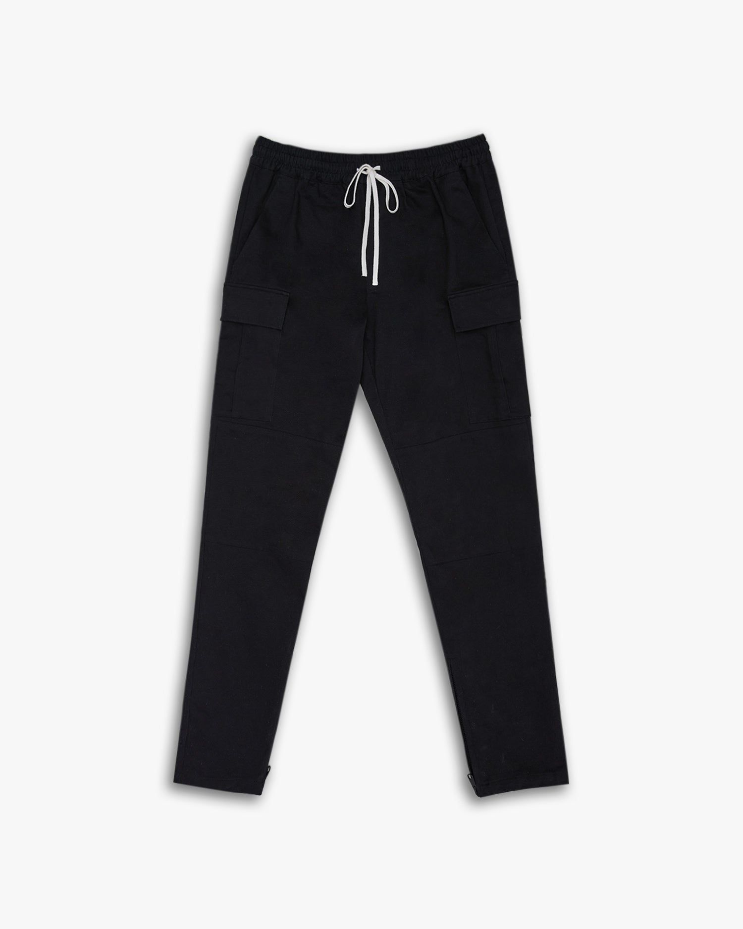 1 × Ankle Zipper Pants - Black, L image