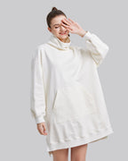 Plain Sweatshirt Dress image 2