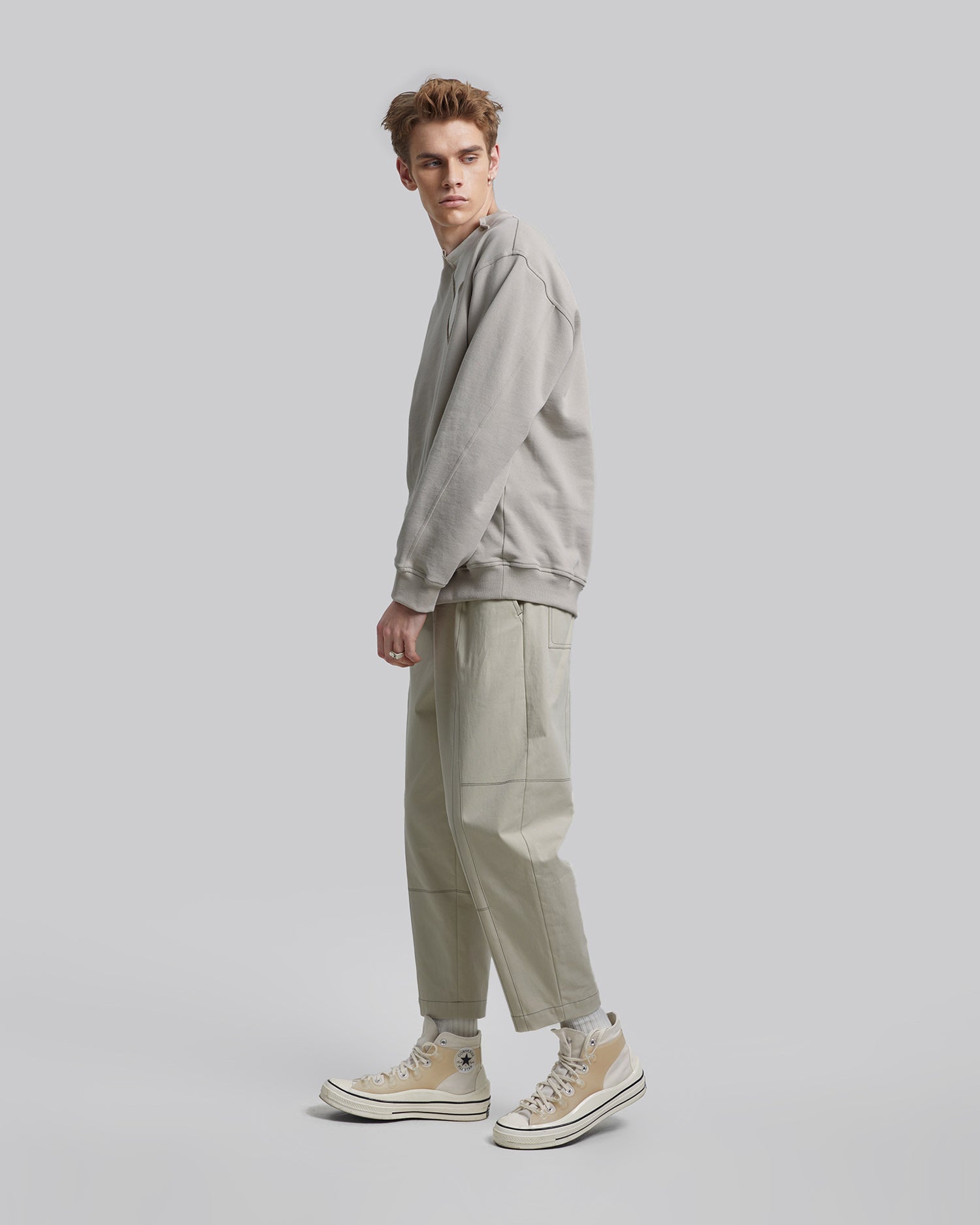 Plain Deconstruct Sweatshirt image 2