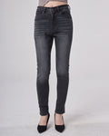 Women's Regular Fit Stretch Jeans - Black, XS image
