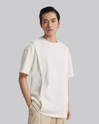 Paneled Long T-Shirt With Graphics image 4
