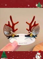 Special Christmas moose headdress - Chocolate, OS image