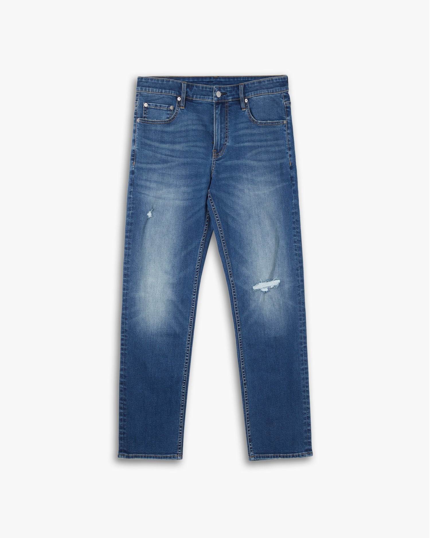Slim Straight-Fit Jeans image 0